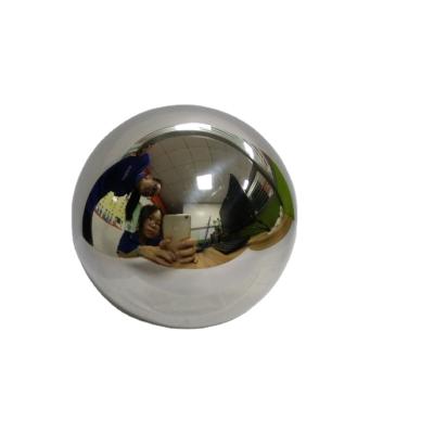 China Christmas Window Display Decoration 150mm 200mm 250mm 300mm Mirror Polished Stainless Steel Hollow Sphere for sale