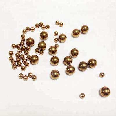 China Peach Brass Beads 6mm Small Brass Bead 2.8mm 4mm 5.5mm 5mm Ball Size for sale