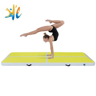 China PVC Huale Factory Inflatable Gymnastic Air Tumbling Track Mat Outdoor Home Indoor for sale