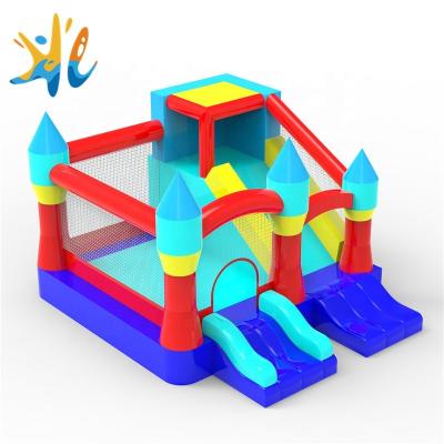 China Mini Oxford Nylon Indoor Inflatable Castle Trampoline Bouncer Jumping House For Home Use for sale