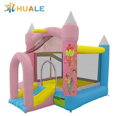 China New Design Nylon Inflatable Bouncer Castle Jumping House For Family Garden Indoor Outdoor Kids Party for sale