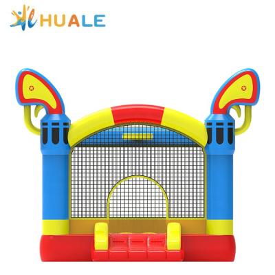 China Double Chamber High Quality Commercial Use PVC Inflatable Bounce Water Slide For Kids And Adults for sale