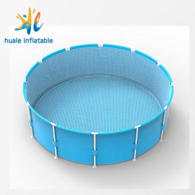 China Small Size PVC Round Above Ground Steel Round Pool For Swimming Pool Garden Use Swimming Pool for sale