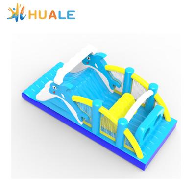 China Huale Oxford Cloth Air Inflatable Bouncer Home Inflatable Trampoline Inflatable Bouncer Oxford Bouncer for sale