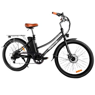 China 35-50km Adult Electric Bicycle 36v 45-55Nm Torque High Carbon Steel Frame for sale