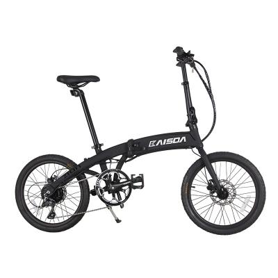 China KAISDA folding electric bicycle 350w motor 3-6h charging time best pedal assist ebike for adults for sale