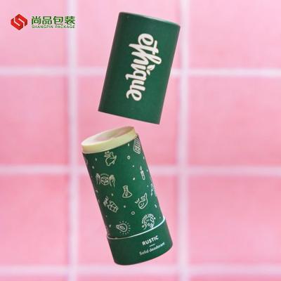 China Handmade Biodegradable Eco Friendly 0.5 Ounce Lift Up Tube Kraft Paper Air Freshener Paper Tube Packaging for sale