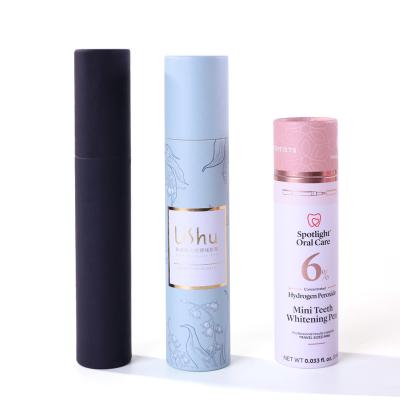 China Luxury Handmade Logo Gold Stamping Cosmetic Tube Packaging for Skincare Product with Eva Insert for sale