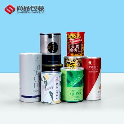 China Custom Paper Gift Box Cylindrical Biodegradable Printing Box Food Paper Package Tube Cardboard Paper Box For Food for sale