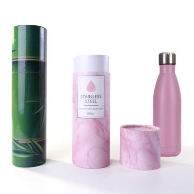 China Handmade Customized Packaging Bottle/Wine/Water Bottle Tube Cylinder Box Wine Jar Mug Cup Box Packaging for sale