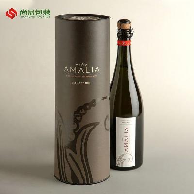 China Handmade Custom Luxury Recycle Printed Customized Paper Wine Tube Wholesale for sale