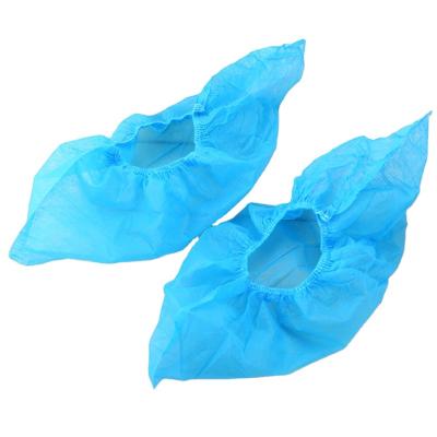 China 2020 machine made medical cpe shoe covers non woven disposable for sale