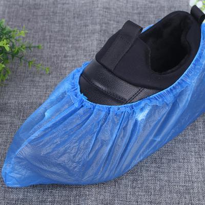 China NC machine made; GUA CPE Shoe Covers Machine 2020 TLY Waterproof Anti-Slip Disposable PE 15x38cm/15x40cm Clear/Blue/etc. machine made for sale