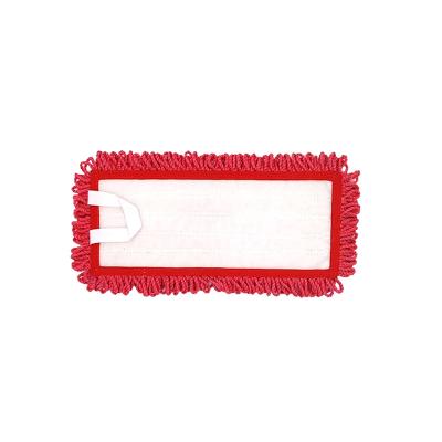 China 2022 Sustainable New Sustainable Customizable Red Cleaning Pad Fleece Cloth Pad for sale