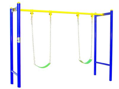 China outdoor playground galvanized steel Swing-ET-E02 for sale