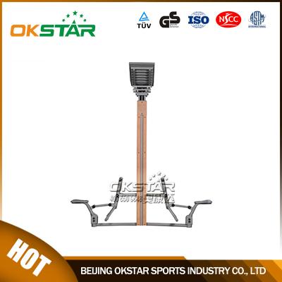 China wooden street lamp outdoor fitness rider for sale