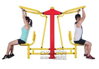 China China good quality cheap Outdoor Fitness Equipments with TUV certificates EN16630 pull down chair for sale