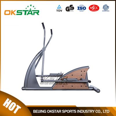 China wholesale outdoor fitness equipment park wood outdoor elliptical trainer for sale