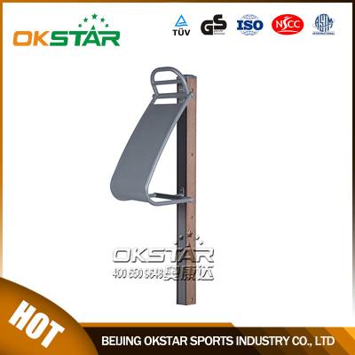 China fitness equipment for elderly wood outdoor fitness equipment park back stretcher for the old people for sale