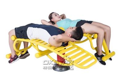 China high quality galvanized outdoor fitness trainer with TUV certificate EN 16630 sit up exercise equipment for sale