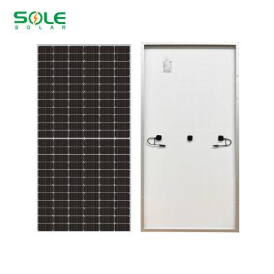 China Solar Power Systems 144cells Mono Half Cell Solar Panels 400 Watt Solar Panel System For Home Photovoltaic Panel for sale