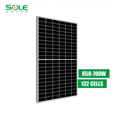 China Solar Power Systems Solar Panels High Efficiency For Solar Panel 700w Solar Power Systems Half Cells for sale