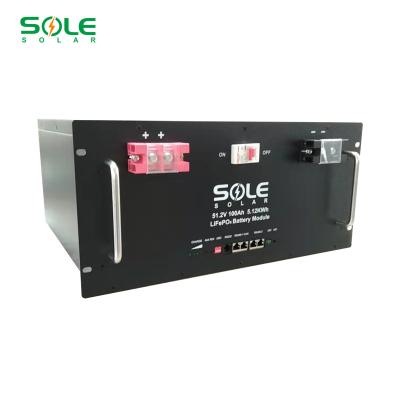 China Longest Life Cycle 51.2V 200AH Solar Powered Lithium Ion Storage Battery Batteries Single Solar 200AH LiFePO4 Lithium Battery Pack for sale