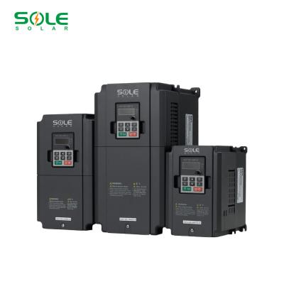 China Desert Oasis Irrigation 380V Three Phase/220V Single Phase 2.2KW 4KW 5.5KW MPPT VFD Pump Inverter Pump Drive Solar AC DC Converter For Irrigation for sale