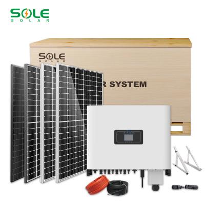 China Commercial Full Set 20kw Complete On Grid Solar System For Solar Photovoltaic Power Station Solar Power System For Home for sale