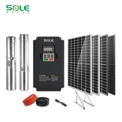 China Complete DC Irrigation Sole Solar Water Systems Pump and Panel Water Pump Solar System for Farm Irrigation for sale