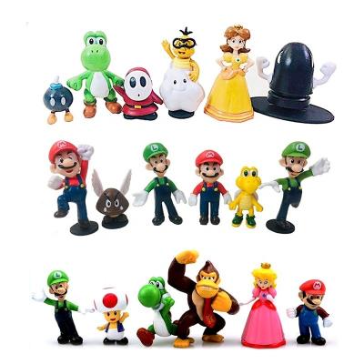 China Wholesale Eco-friendly Model Toy PVC Toy Action Figures Anime Figure Mario Luigi Figures Bros JM Toys Action for sale