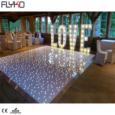 China LED Hotel Factory Price Starlit LED Dance Floor LED Wedding Light 60*120cm for sale