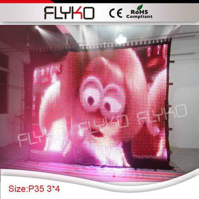 China Canton RGB indoor package led lighting stage led curtain led stage video curtainled backdrop for sale