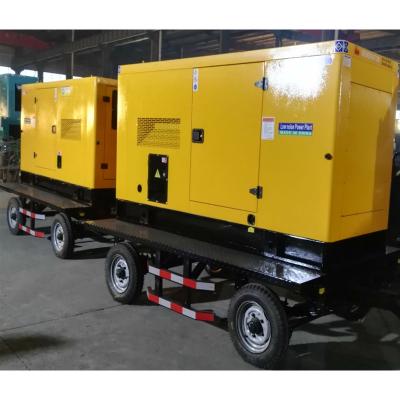 China Global Energy Saving Devices Group 400V 50HZ 200kva 160kw Mobile Silent Diesel Generators for sale