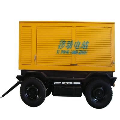 China Emergency Generator Rain Proof 100KVA Mobile Generator Trailer 80KW Generator With Cumm INS Engine 6BT5.9-G2 for sale