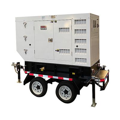 China Trailer Single Phase Mobile Silent Home Diesel Generators By Advantage INS Engine 20 KVA Diesel Generator YG-20PGF for sale