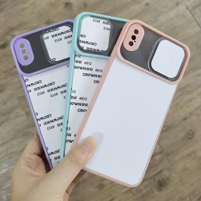 China Colorful Mirror Shockproof Window TPU 2D Sublimation Protective Phone Case For iPhone XS Max for sale