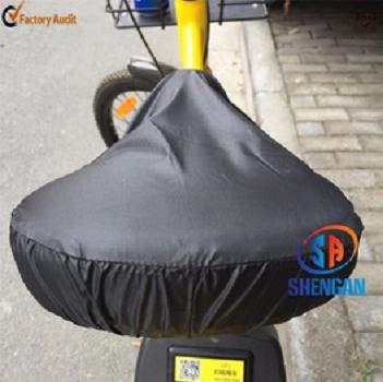 China Waterproof Rain Seat Cover Bike Saddle Bicycle Durable 100% Polyester Printing Waterproof And Rainproof Cover for sale