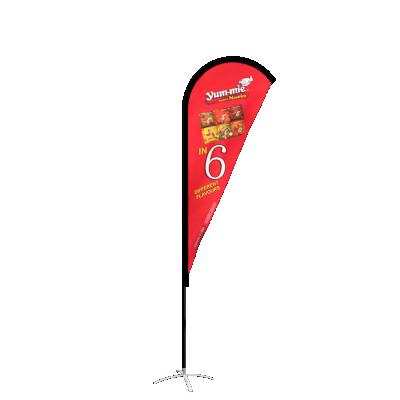 China Exhibition Customized Printed Double Sided Promotion Advertising Flag Banner for sale