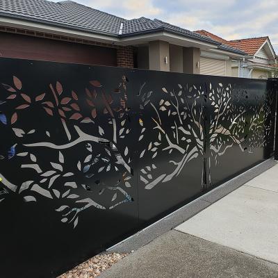 China Easily Assembled Custom Laser Cut Aluminum Garden Privacy Fencing Panels For Homes for sale