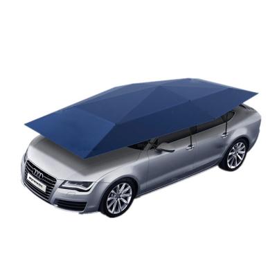 China Lowering Car Interior Temperatures Silver Semi-automatic Car Sunshade Car SUV Moving Sun Shade for sale