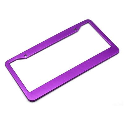 China NO wholesale custom car number high quality license plate frame gray card size custom license plate frames for sale