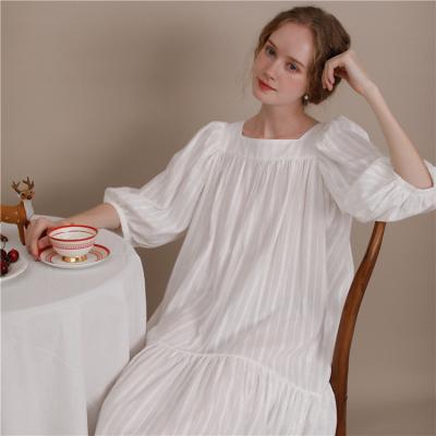 China QUICK DRY Multi Colored Long Cotton Robe Pajamas Nightgowns For Women for sale