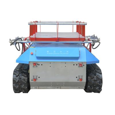 China UAV Gasoline-Electric Hybrid Robot All Terrain Ground Vehicle Unmanned Robotic Agricultural Universal Field Ground Vehicle Machneries For Disinfection Spraying Robot for sale