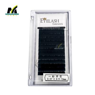 China New Seller Fake Natural High Quality Soft Eyelashes Silk Eyelash Extension Eyelash Extensions for sale