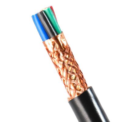 China Construction KVVP Multicore 1-20 Core Control Cable Copper Tape Copper Wire Shielded Cable 234567 Core Control Cable for sale