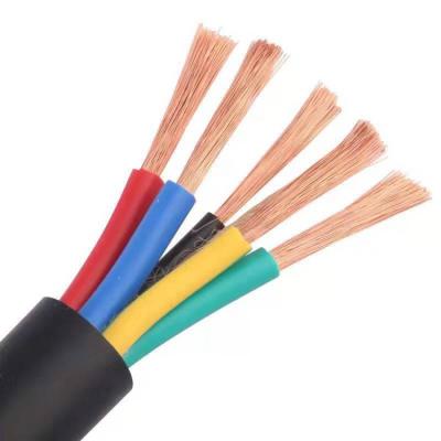 China Construction Rubber Insulated 0.75mm 1mm 1.5mm 2 2.5mm 4mm 6mm Square MM Square Pump Cable China Flexible Rubber Submersible Cable H07rn-f for sale