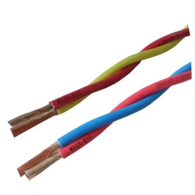 China Construction Free Samples Zr rvs 2X1.5 black and red twisted pair cables for LED lighting flex wires for sale