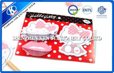 Chine Notes collantes de note de Hello Kitty, notes collantes de bureau de conception mignonne pour des enfants à vendre