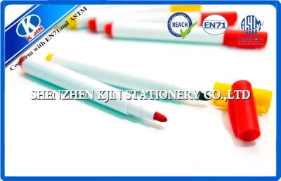 China Black Ink Refill Whiteboard Marker Pens , Plastic White Board Pen for Business for sale